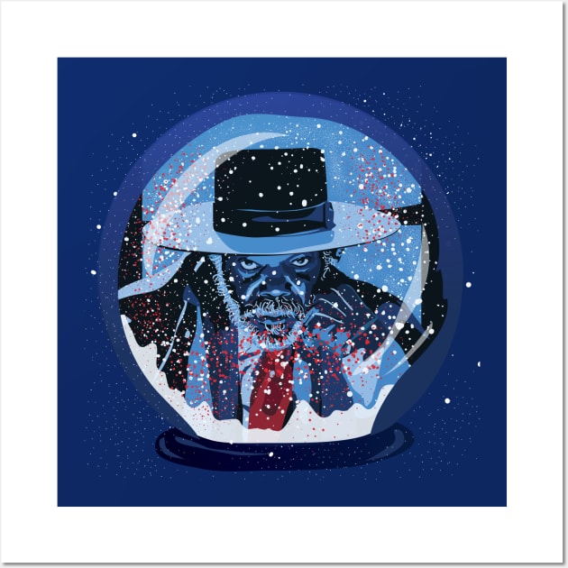 Hateful 8 Snow Globe Wall Art by nicholashugginsdesign